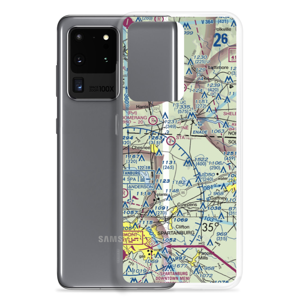 Turner Field (SC88) VFR Sectional Samsung Case Samsung Galaxy S20 Ultra model shown