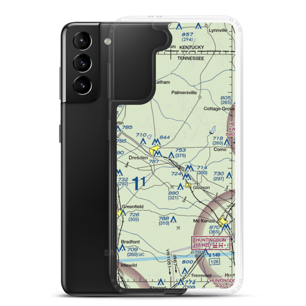 Turner Field (TN48) VFR Sectional Samsung Case Samsung Galaxy S21 Plus model shown