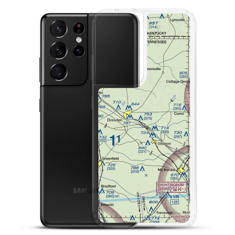 Turner Field (TN48) VFR Sectional Samsung Case Samsung Galaxy S21 Ultra model shown