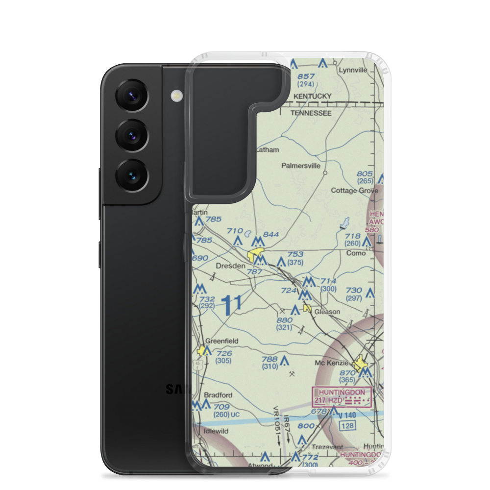 Turner Field (TN48) VFR Sectional Samsung Case Samsung Galaxy S22 model shown