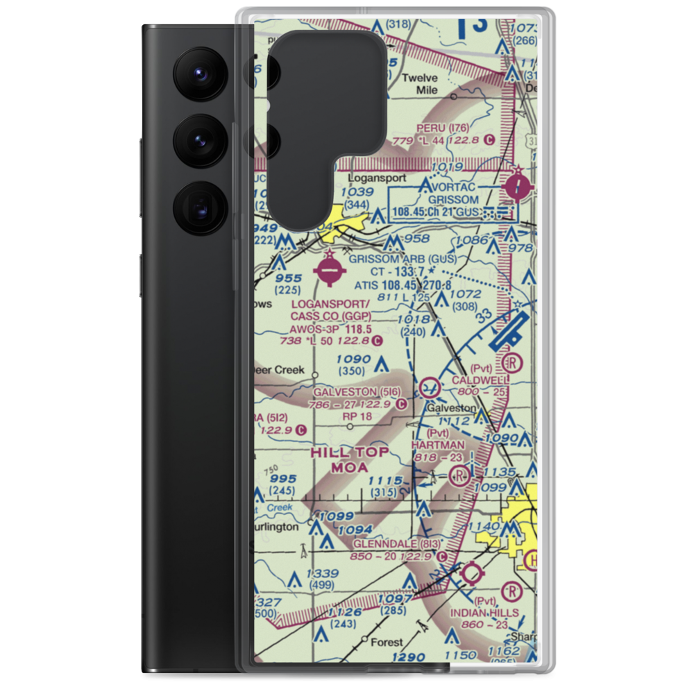 Turnpaugh Field (6II0) VFR Sectional Samsung Case Samsung Galaxy S22 Ultra model shown