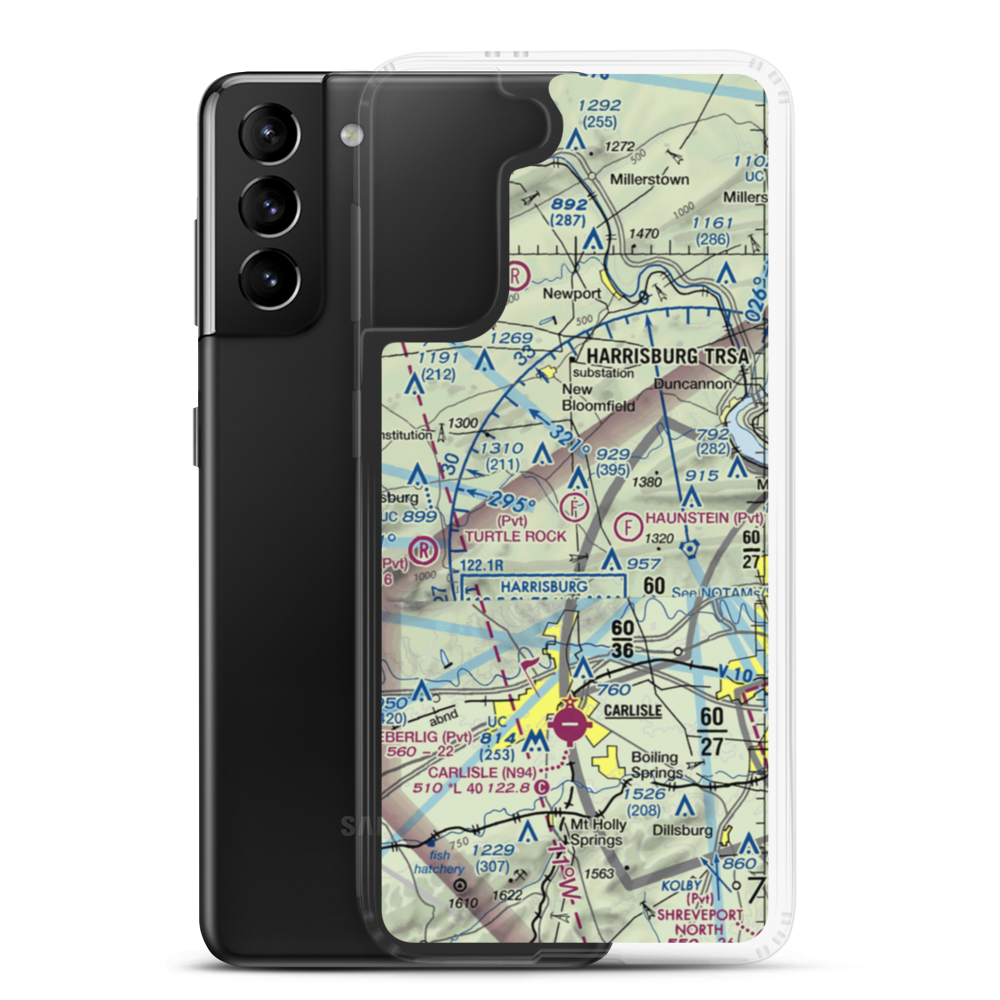 Turtle Rock Airstrip (8PA6) VFR Sectional Samsung Case Samsung Galaxy S21 Plus model shown