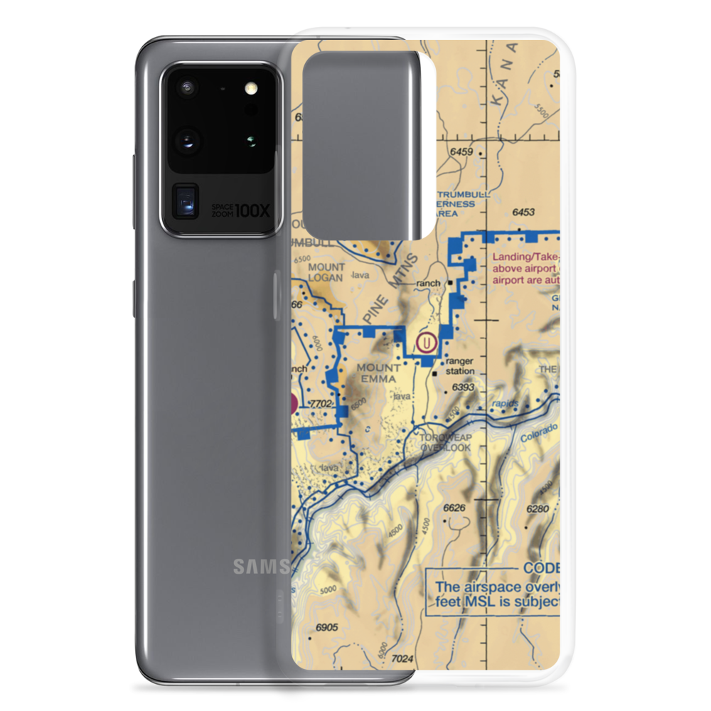 Tuweep Airport (L50) VFR Sectional Samsung Case Samsung Galaxy S20 Ultra model shown