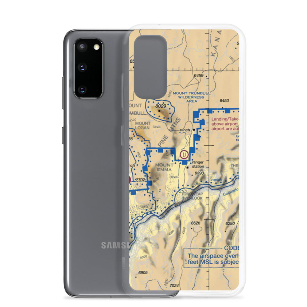 Tuweep Airport (L50) VFR Sectional Samsung Case Samsung Galaxy S20 model shown