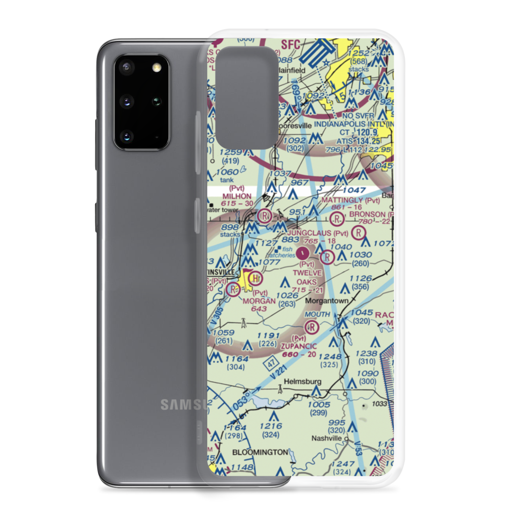 Twelve Oaks Airport (II87) VFR Sectional Samsung Case Samsung Galaxy S20 Plus model shown