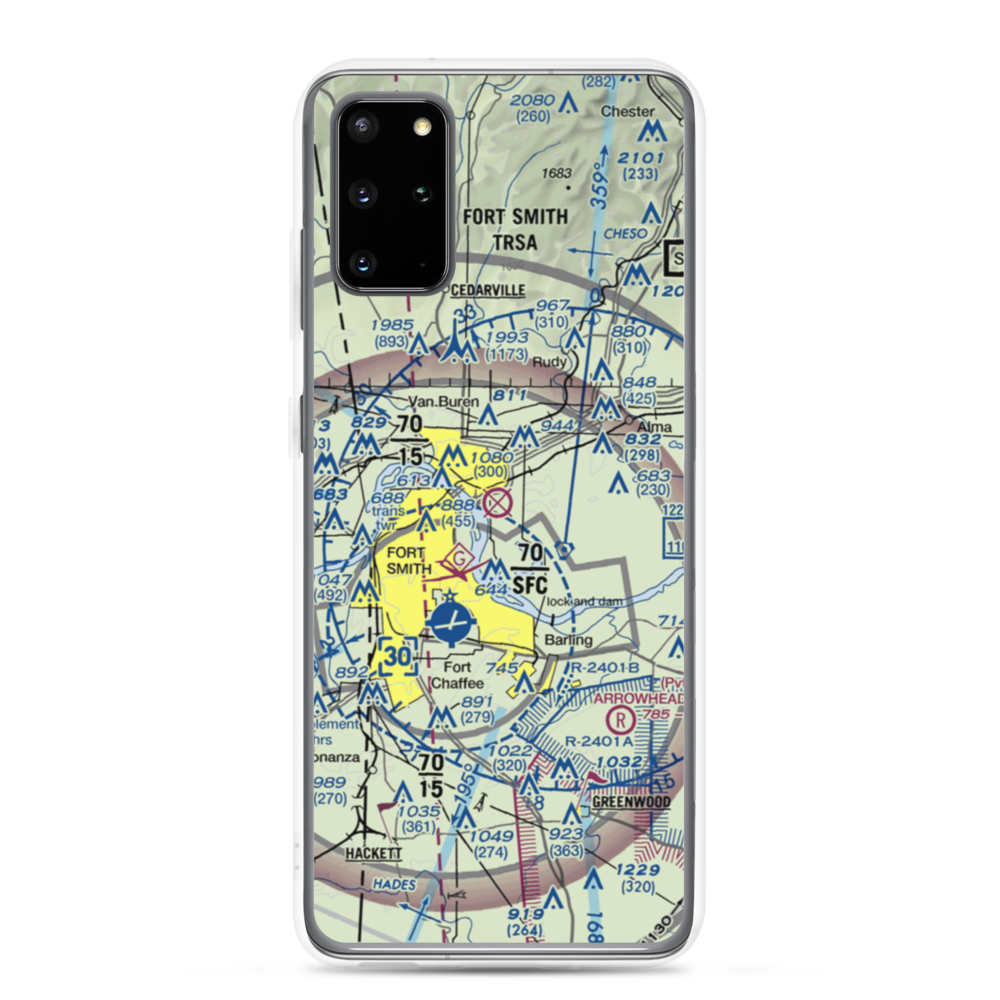 Twin Cities Airport (39AR) VFR Sectional Samsung Case Samsung Galaxy S20 Plus model shown