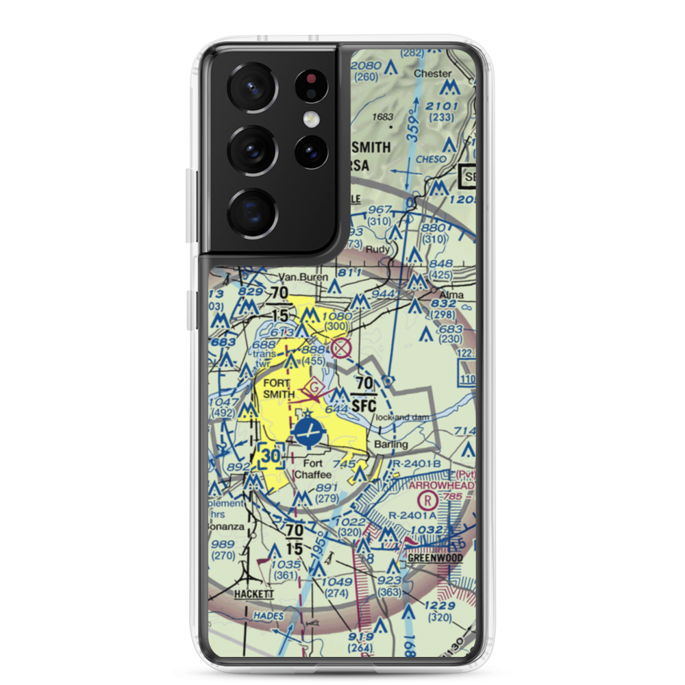 Twin Cities Airport (39AR) VFR Sectional Samsung Case Samsung Galaxy S21 Ultra model shown