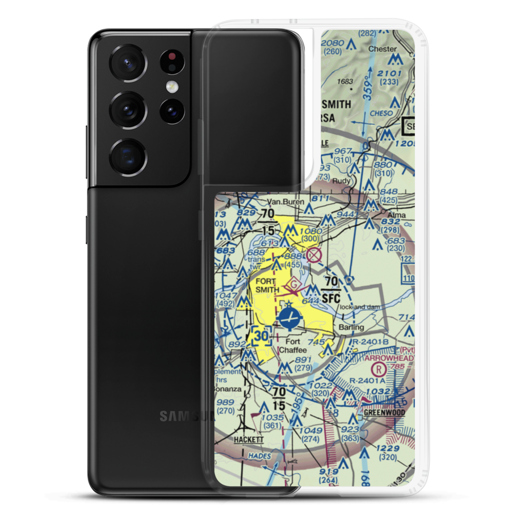 Twin Cities Airport (39AR) VFR Sectional Samsung Case Samsung Galaxy S21 Ultra model shown