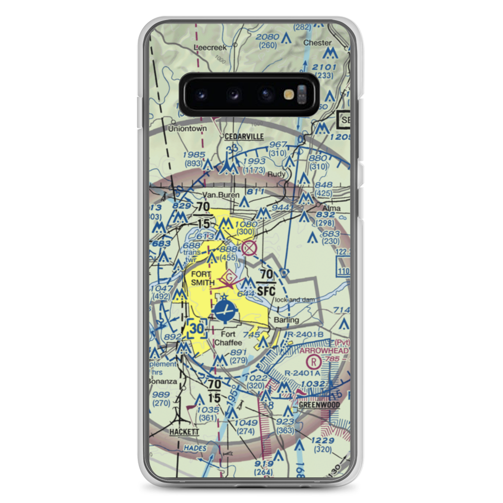Twin Cities Airport (39AR) VFR Sectional Samsung Case Samsung Galaxy S10+ model shown