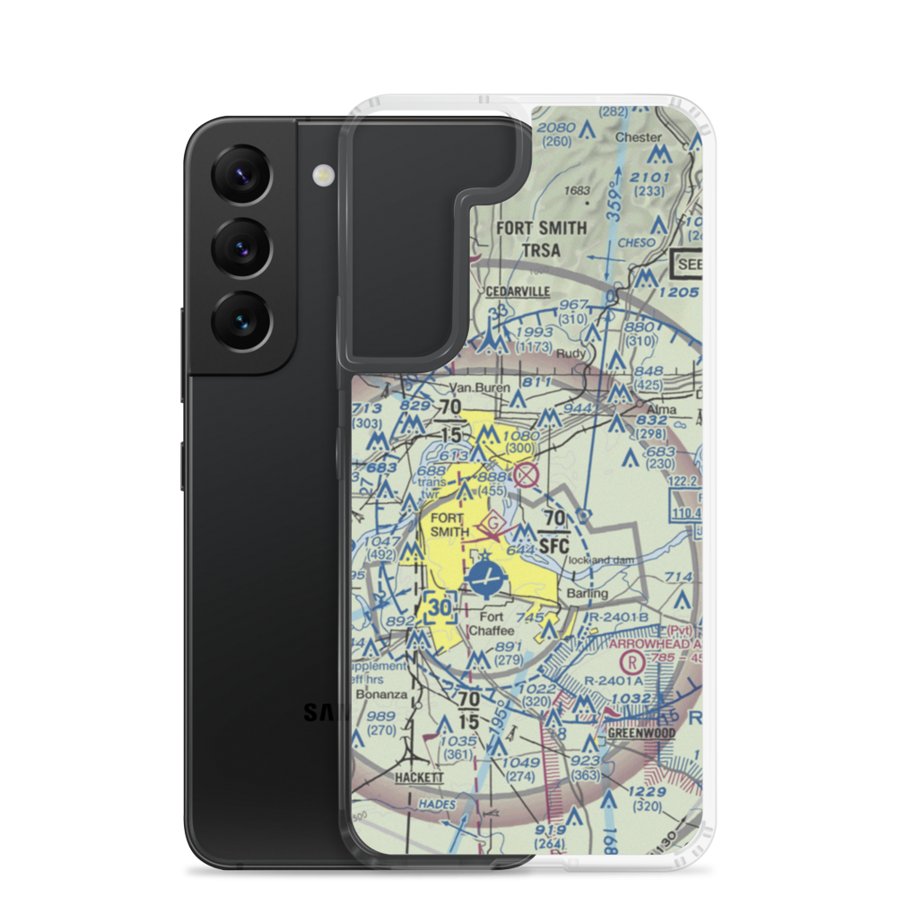 Twin Cities Airport (39AR) VFR Sectional Samsung Case Samsung Galaxy S22 model shown