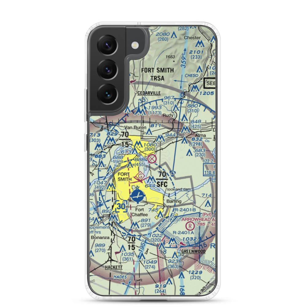 Twin Cities Airport (39AR) VFR Sectional Samsung Case Samsung Galaxy S22 Plus model shown