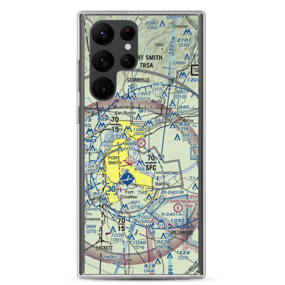 Twin Cities Airport (39AR) VFR Sectional Samsung Case Samsung Galaxy S22 Ultra model shown