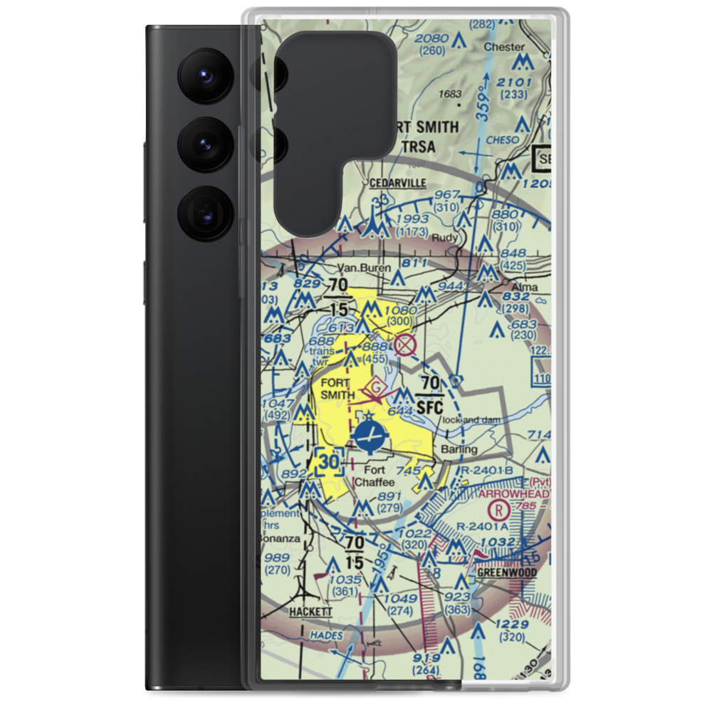 Twin Cities Airport (39AR) VFR Sectional Samsung Case Samsung Galaxy S22 Ultra model shown
