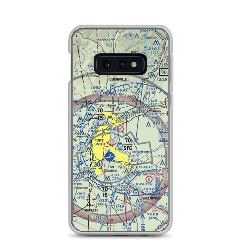 Twin Cities Airport (39AR) VFR Sectional Samsung Case Samsung Galaxy S10e model shown