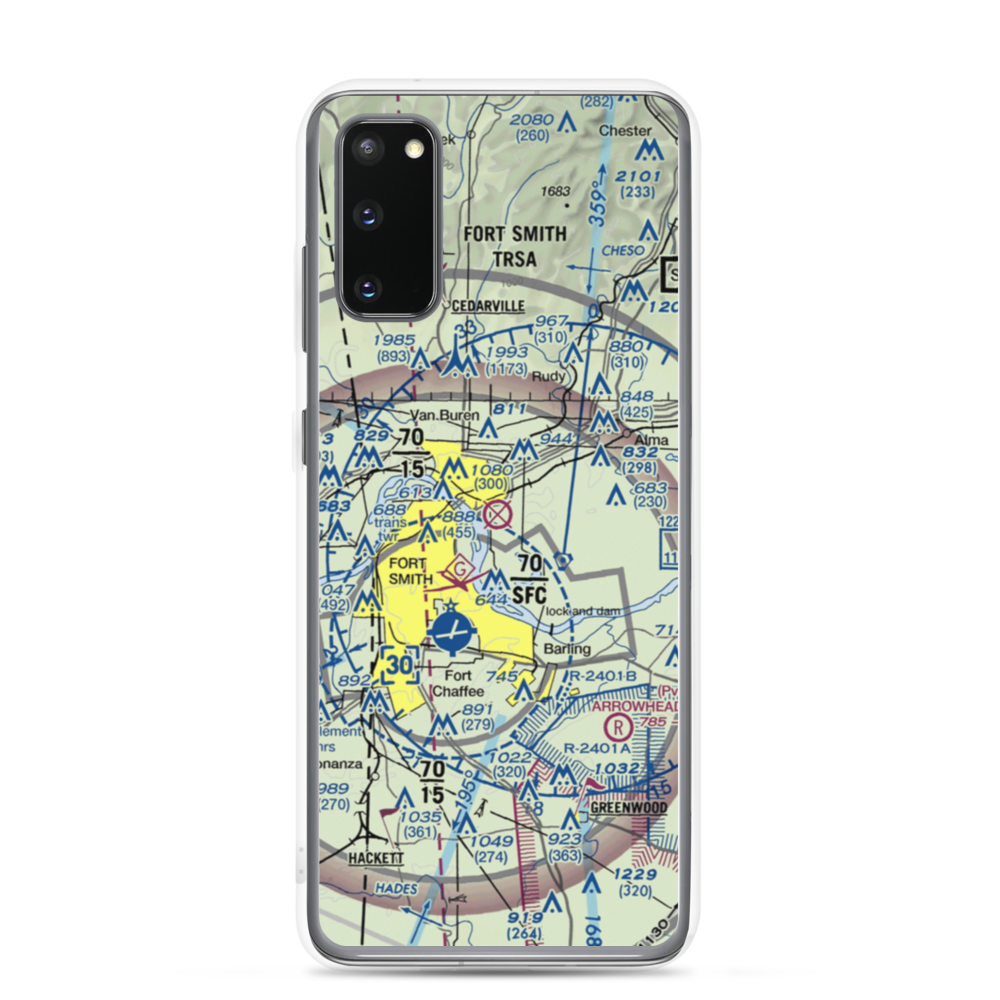 Twin Cities Airport (39AR) VFR Sectional Samsung Case Samsung Galaxy S20 model shown