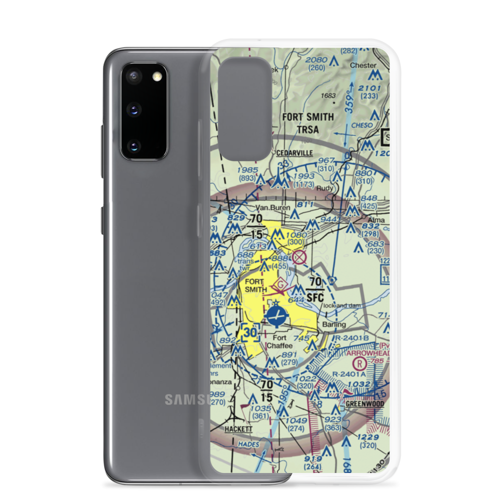 Twin Cities Airport (39AR) VFR Sectional Samsung Case Samsung Galaxy S20 model shown