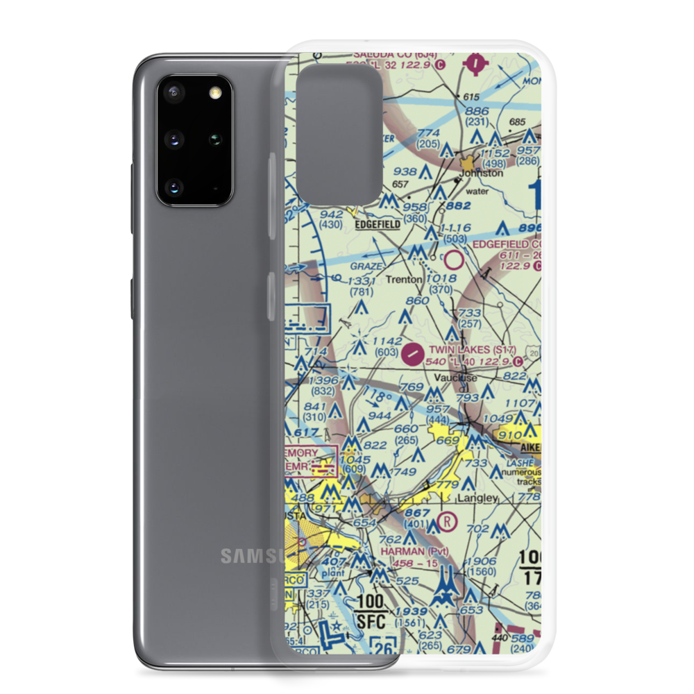 Twin Lakes Airport (S17) VFR Sectional Samsung Case Samsung Galaxy S20 Plus model shown