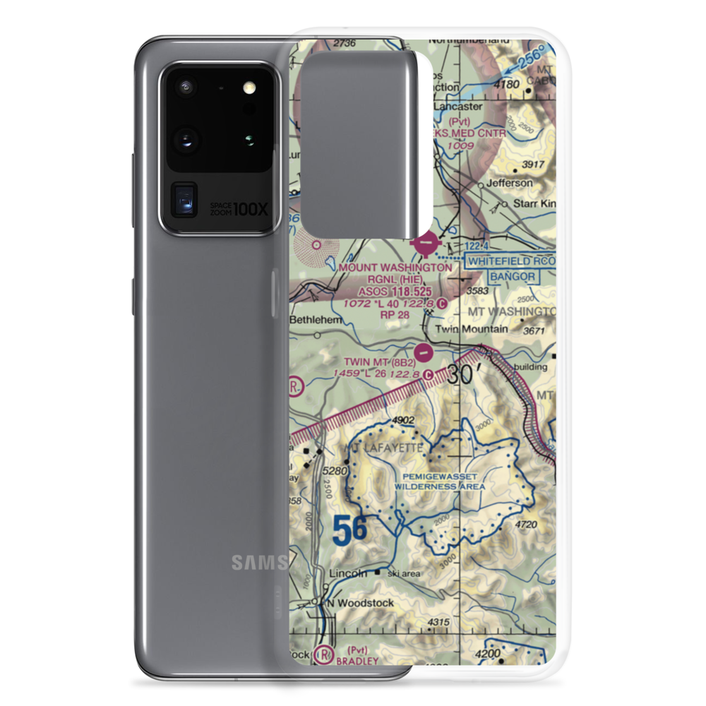 Twin Mountain Airport (8B2) VFR Sectional Samsung Case Samsung Galaxy S20 Ultra model shown