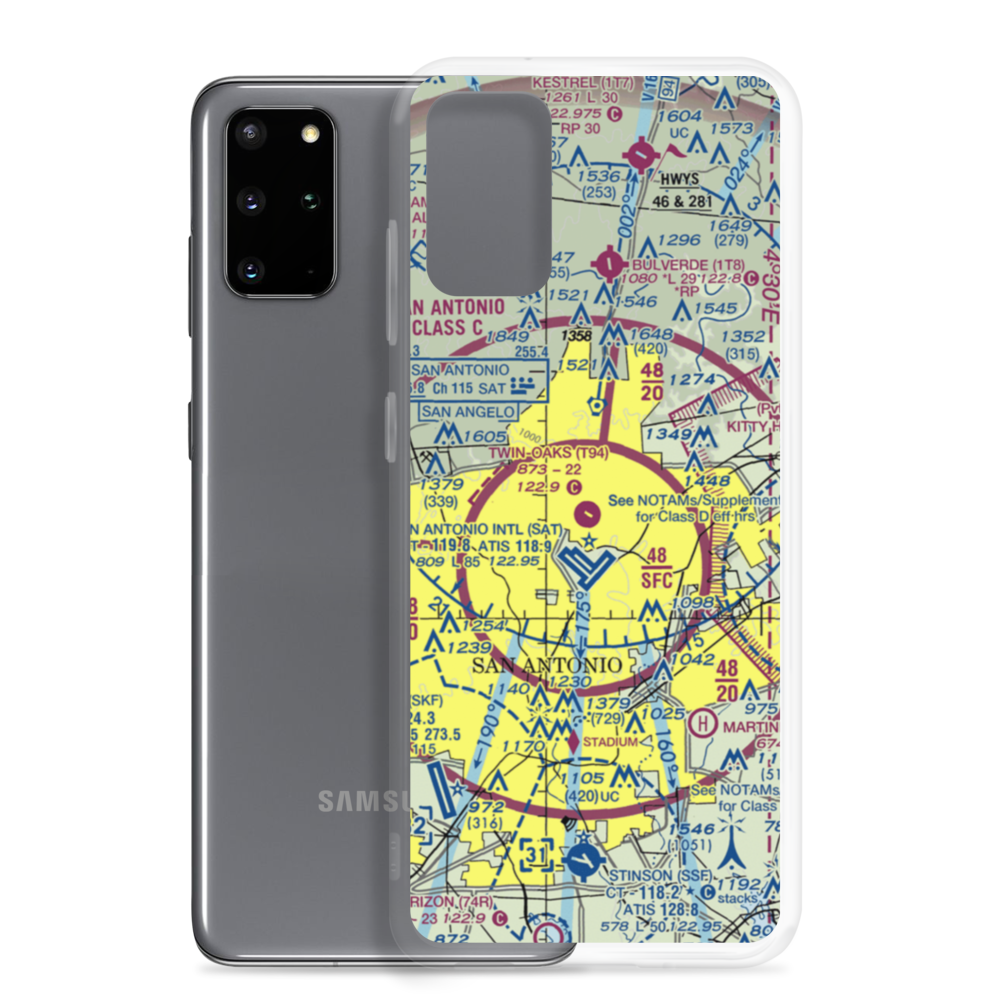 Twin-Oaks Airport (T94) VFR Sectional Samsung Case Samsung Galaxy S20 Plus model shown