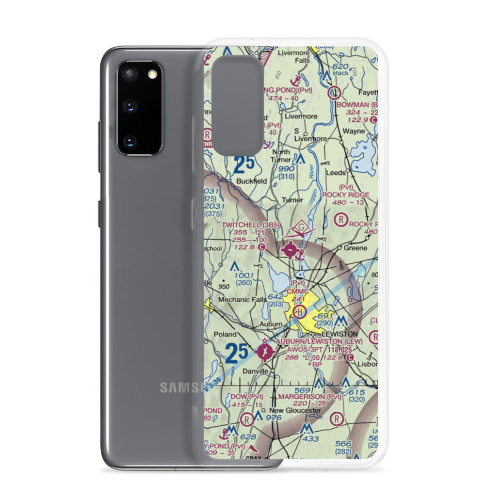 Twitchell Airport (3B5) VFR Sectional Samsung Case Samsung Galaxy S20 model shown