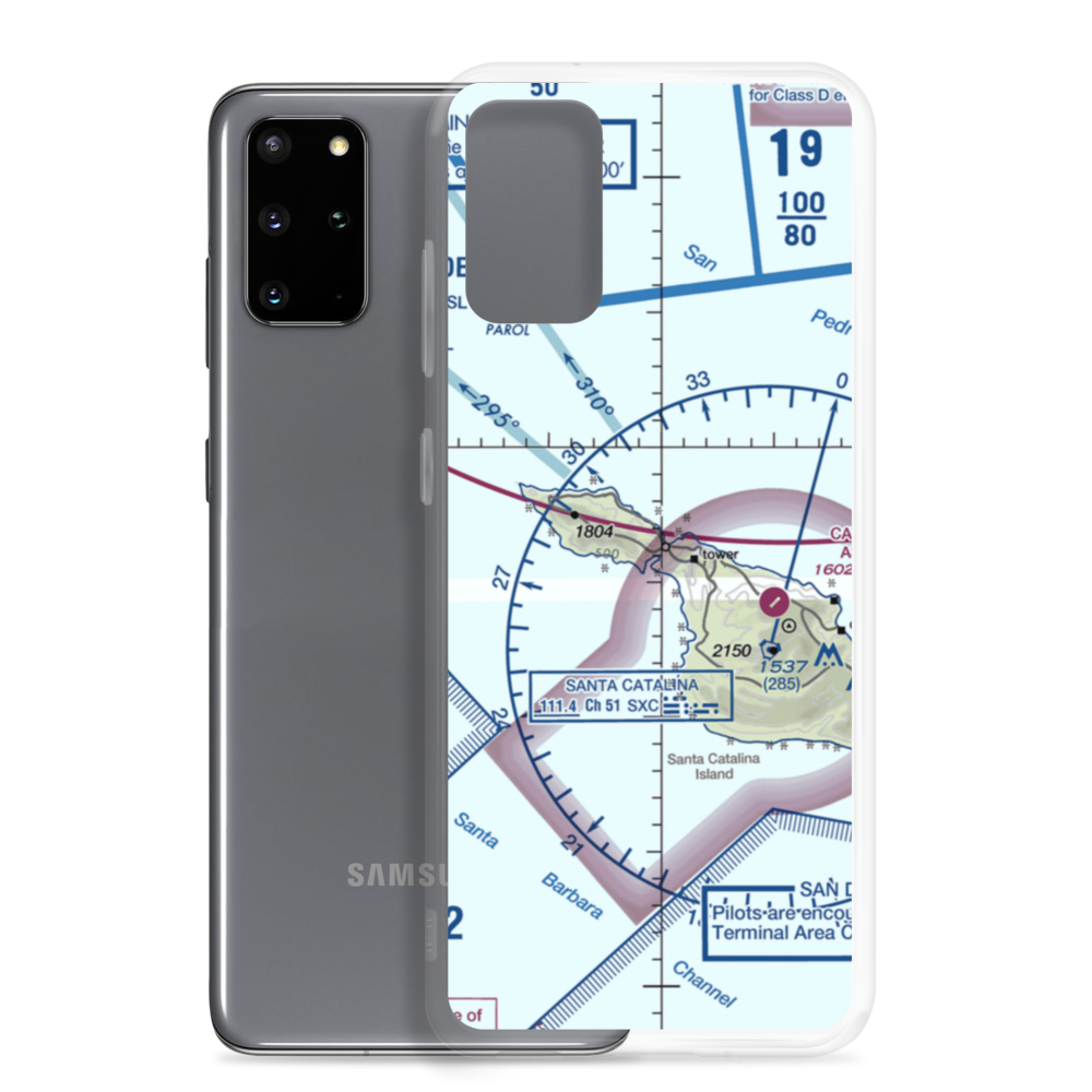 Two Harbors Amphibious Terminal (TWH) VFR Sectional Samsung Case Samsung Galaxy S20 Plus model shown