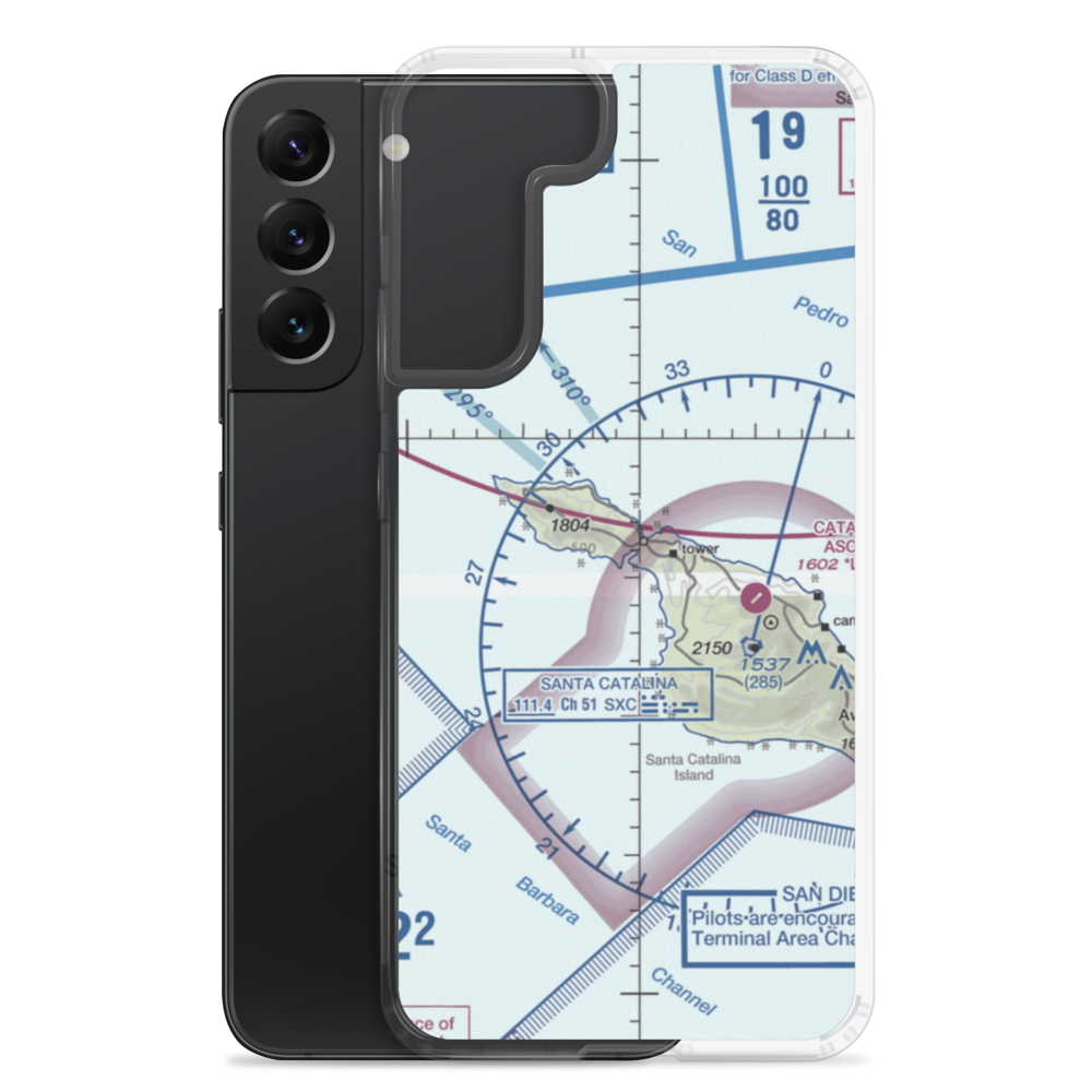 Two Harbors Amphibious Terminal (TWH) VFR Sectional Samsung Case Samsung Galaxy S22 Plus model shown