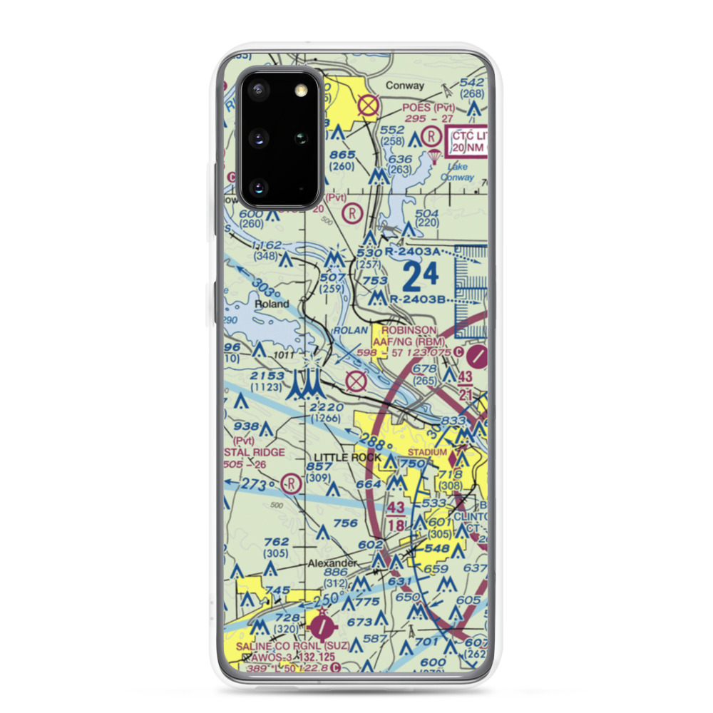 Two Rivers Airport (6AR6) VFR Sectional Samsung Case Samsung Galaxy S20 Plus model shown