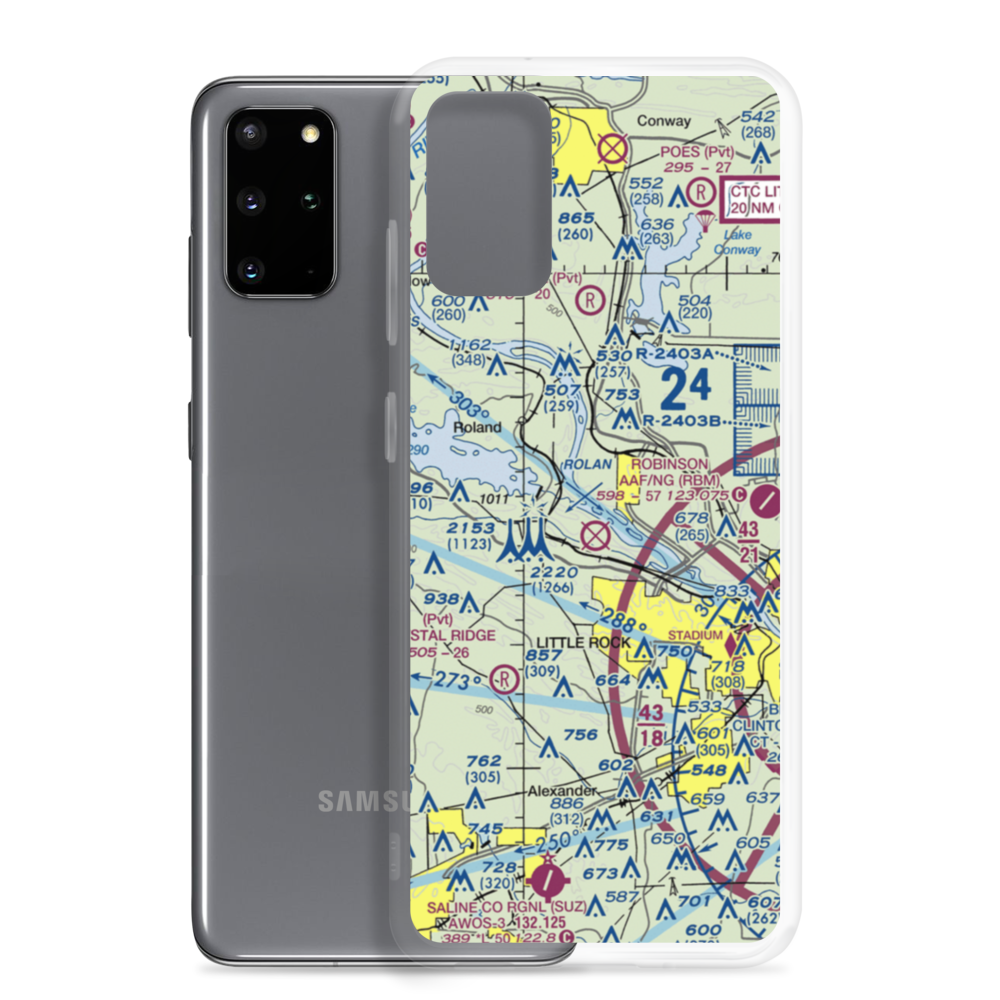 Two Rivers Airport (6AR6) VFR Sectional Samsung Case Samsung Galaxy S20 Plus model shown