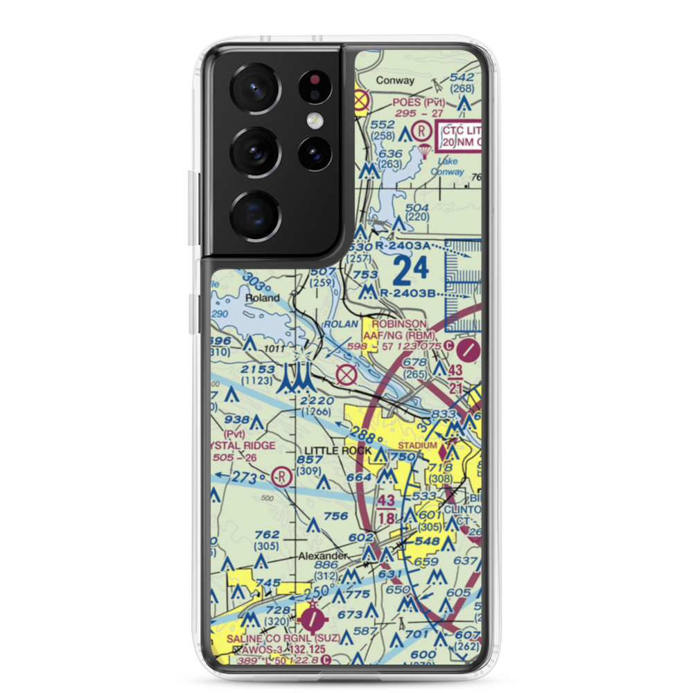 Two Rivers Airport (6AR6) VFR Sectional Samsung Case Samsung Galaxy S21 Ultra model shown