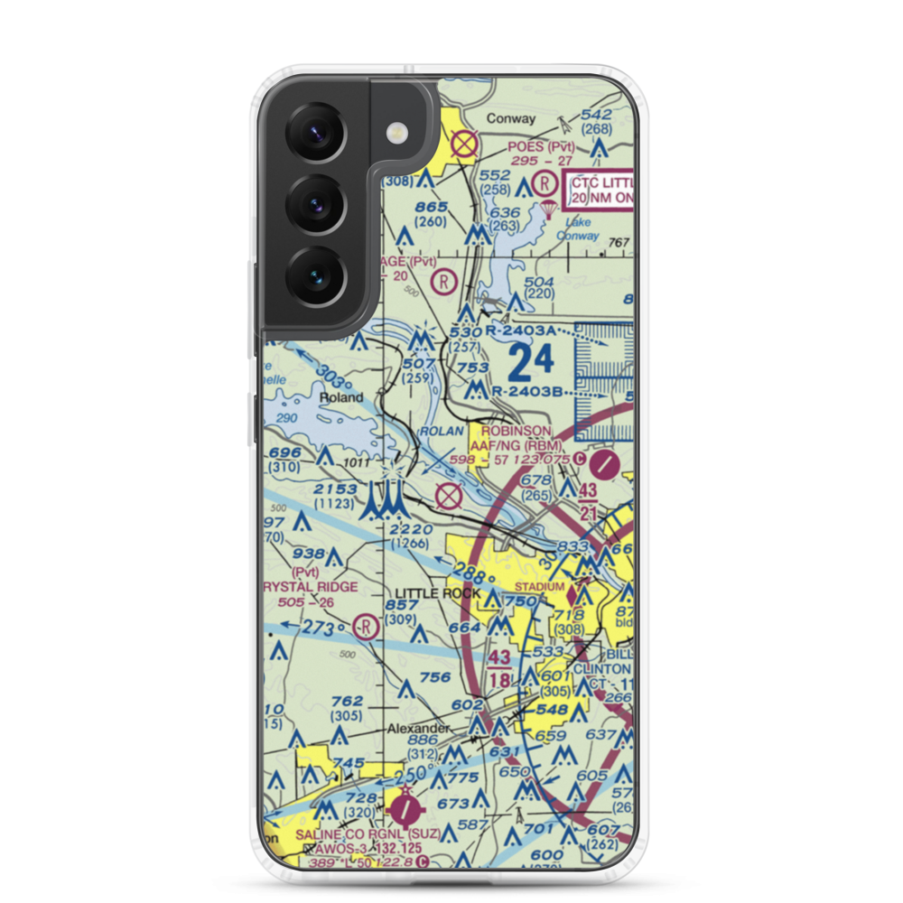 Two Rivers Airport (6AR6) VFR Sectional Samsung Case Samsung Galaxy S22 Plus model shown