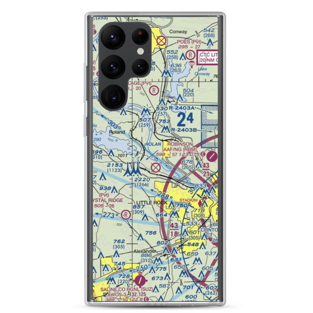 Two Rivers Airport (6AR6) VFR Sectional Samsung Case Samsung Galaxy S22 Ultra model shown