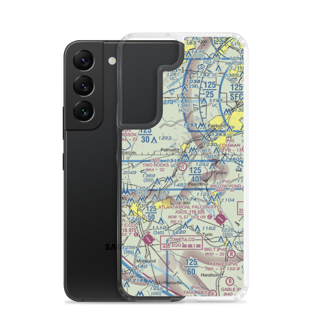 Two Rocks Airport (GA31) VFR Sectional Samsung Case Samsung Galaxy S22 model shown