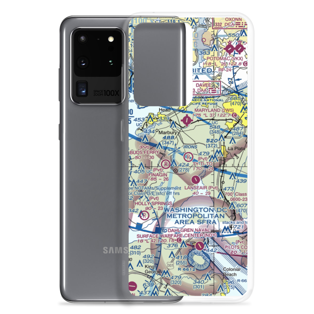Ty-Ti-To Airport (MD83) VFR Sectional Samsung Case Samsung Galaxy S20 Ultra model shown