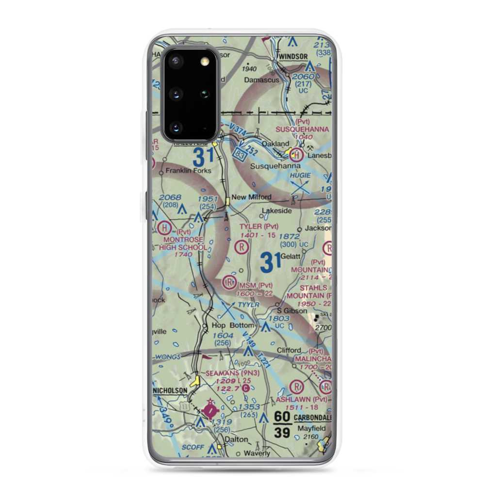 Tyler Airport (6PS8) VFR Sectional Samsung Case Samsung Galaxy S20 Plus model shown