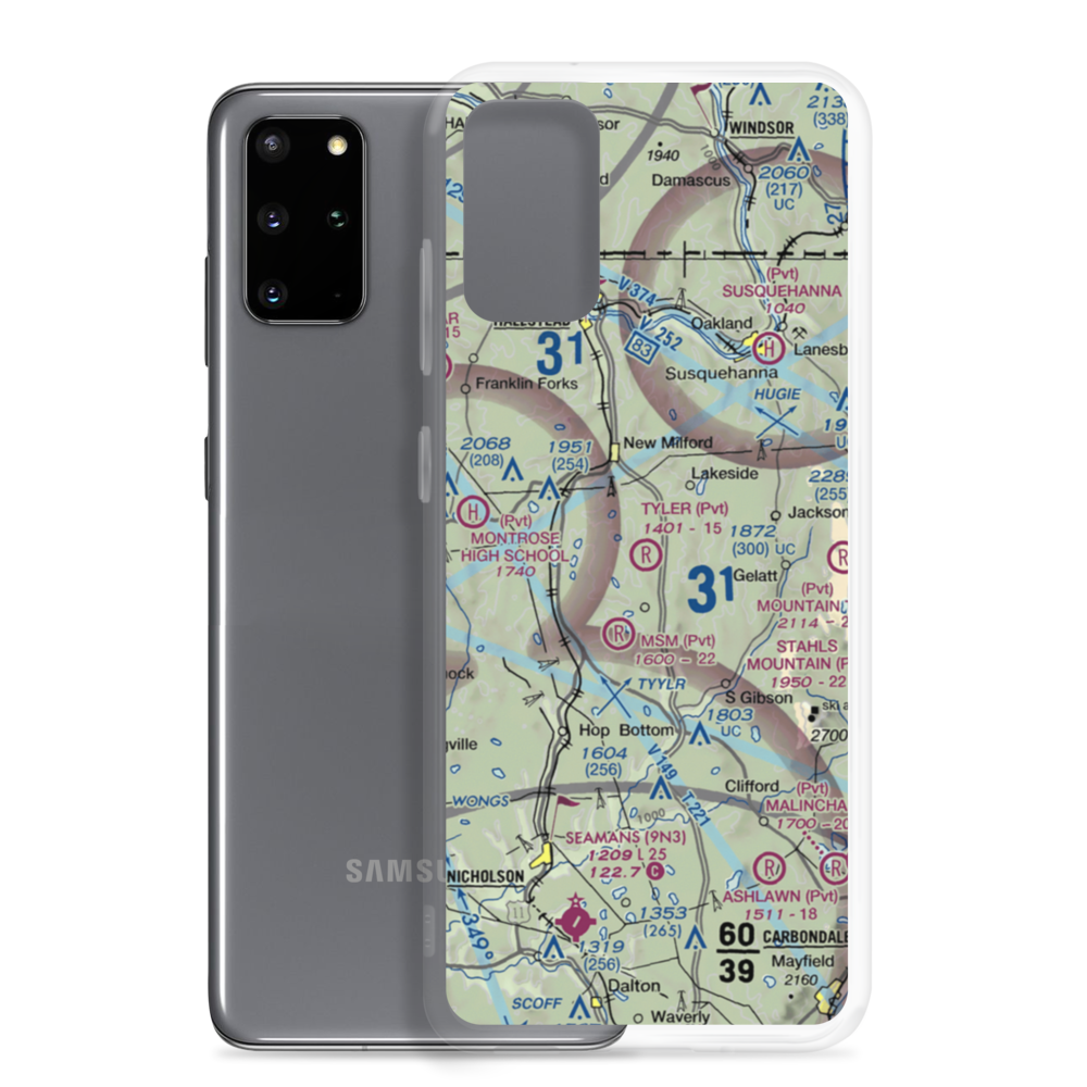 Tyler Airport (6PS8) VFR Sectional Samsung Case Samsung Galaxy S20 Plus model shown