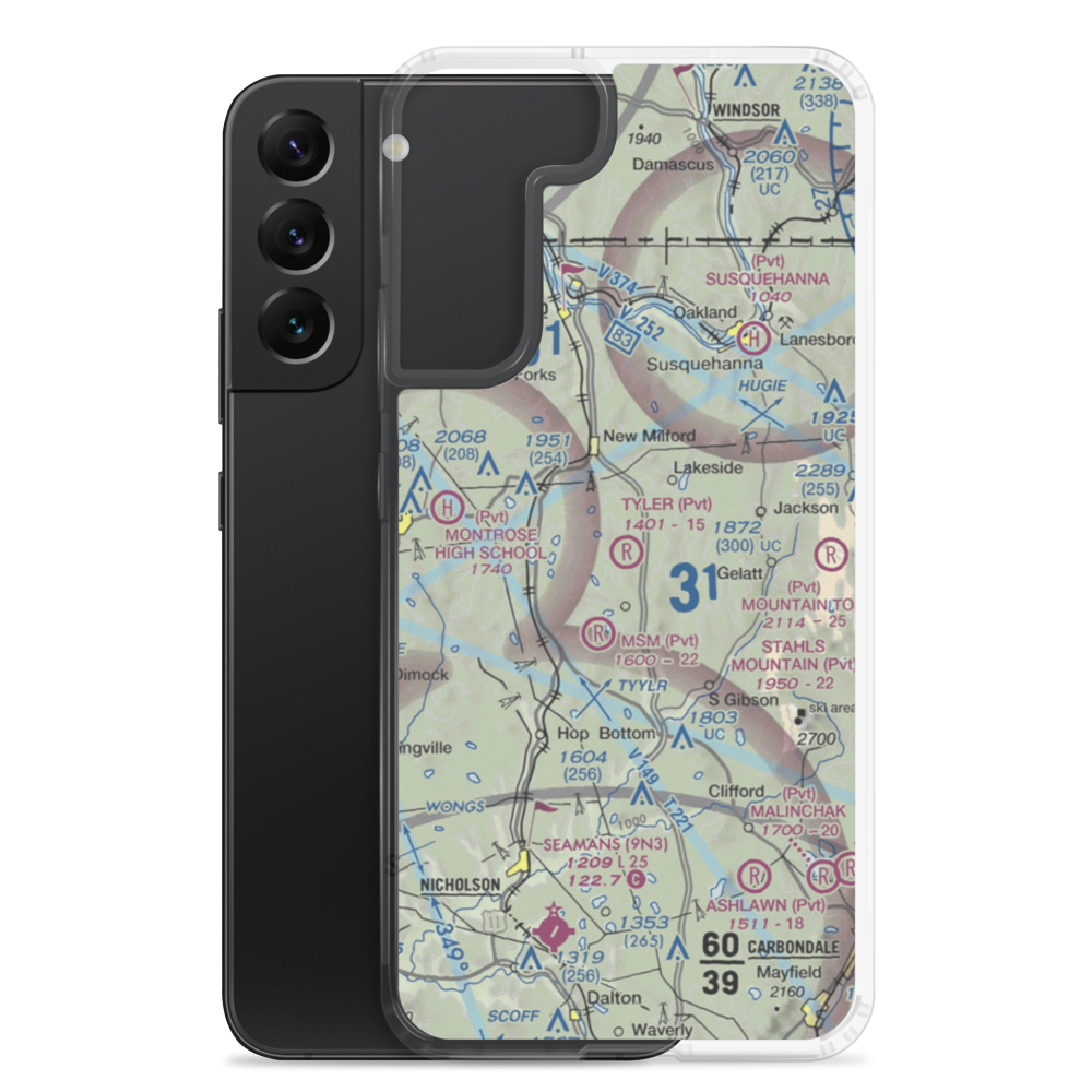 Tyler Airport (6PS8) VFR Sectional Samsung Case Samsung Galaxy S22 Plus model shown