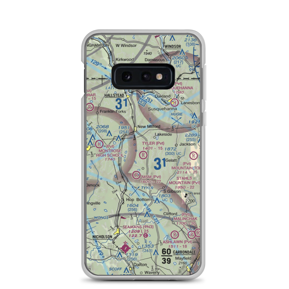 Tyler Airport (6PS8) VFR Sectional Samsung Case Samsung Galaxy S10e model shown