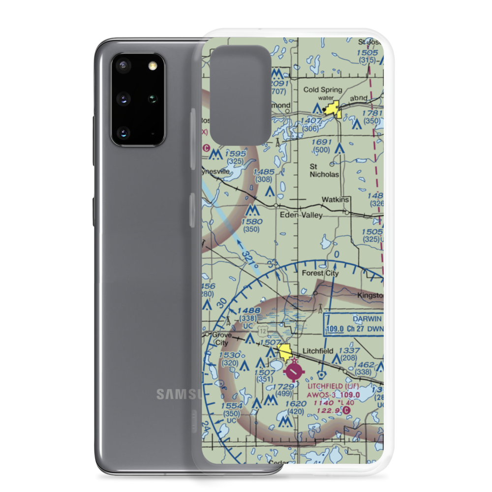 Tyler Farms Airport (15MN) VFR Sectional Samsung Case Samsung Galaxy S20 Plus model shown