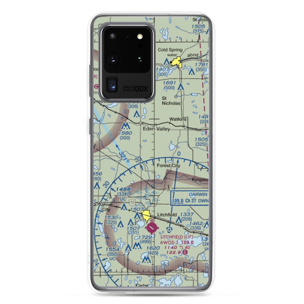 Tyler Farms Airport (15MN) VFR Sectional Samsung Case Samsung Galaxy S20 Ultra model shown