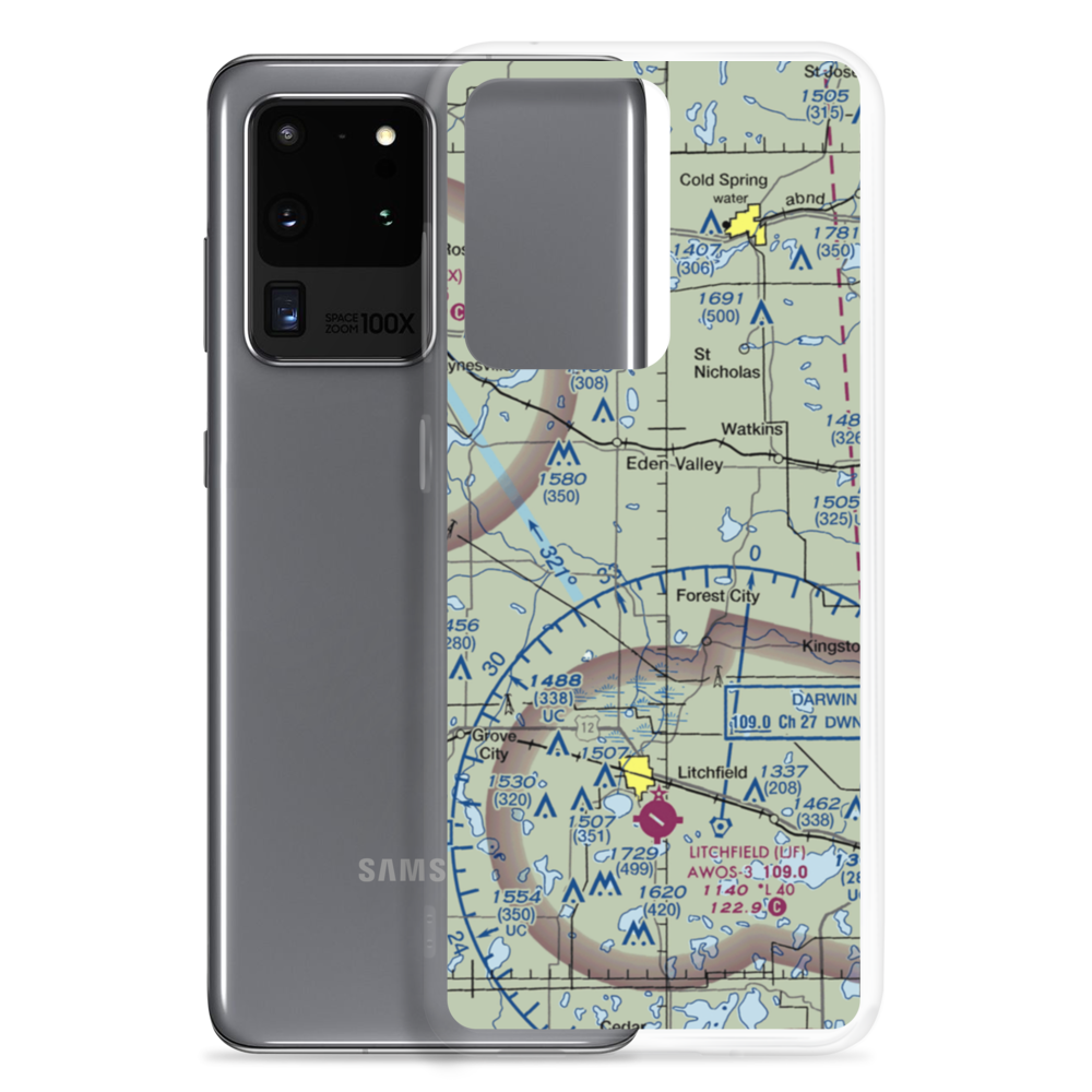 Tyler Farms Airport (15MN) VFR Sectional Samsung Case Samsung Galaxy S20 Ultra model shown