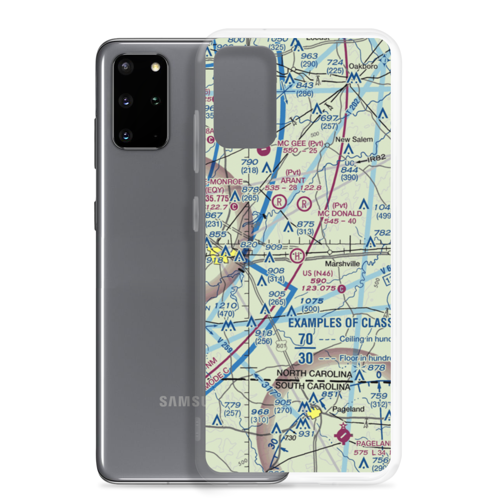 U S Heliport (N46) VFR Sectional Samsung Case Samsung Galaxy S20 Plus model shown