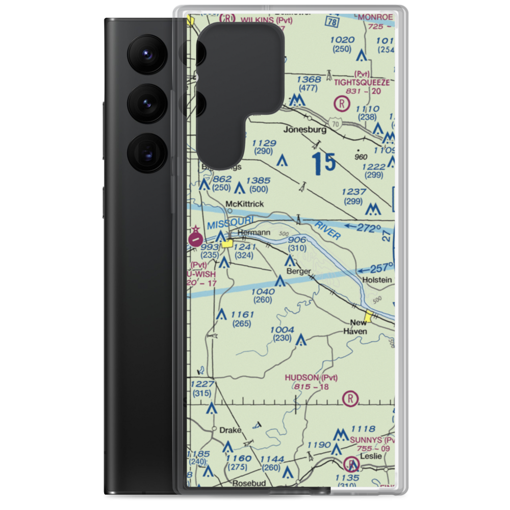 Ultra Flight Airpark (3MO2) VFR Sectional Samsung Case Samsung Galaxy S22 Ultra model shown