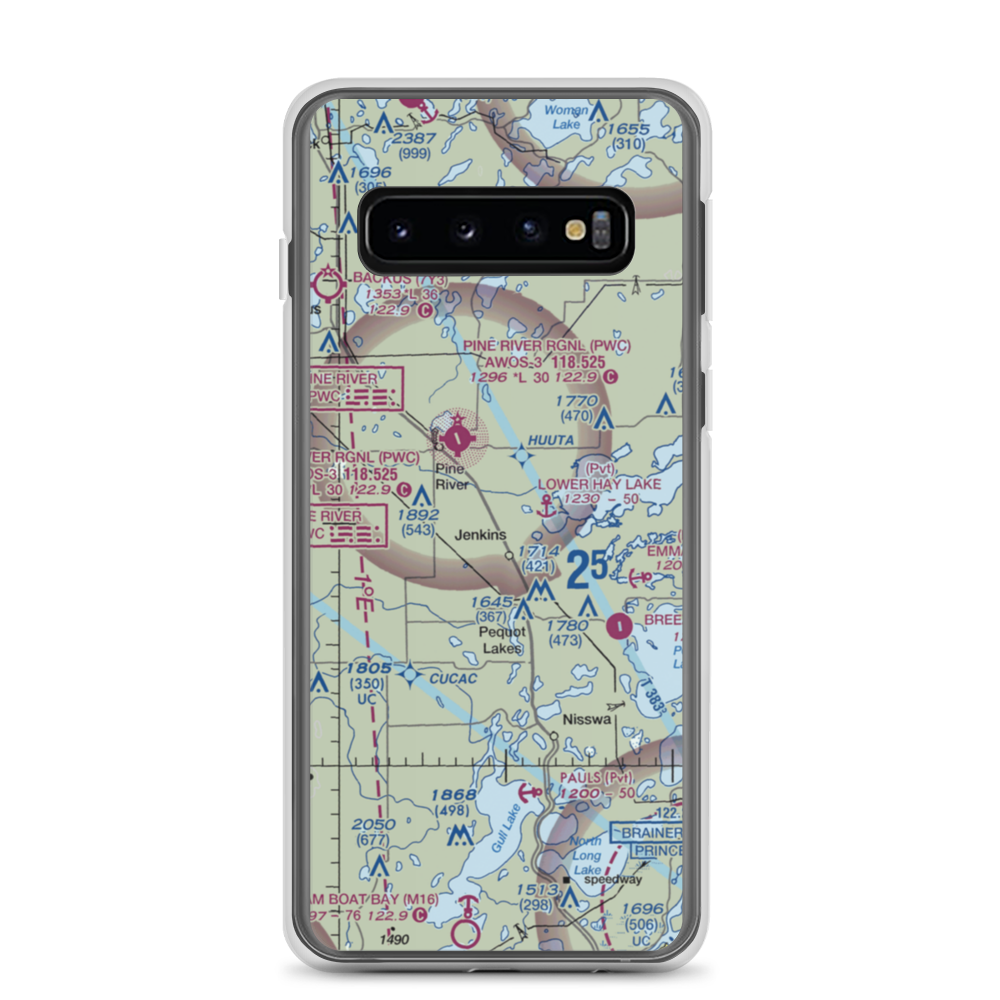 Ultraflyte, Inc Ultralightport (MY62) VFR Sectional Samsung Case Samsung Galaxy S10 model shown