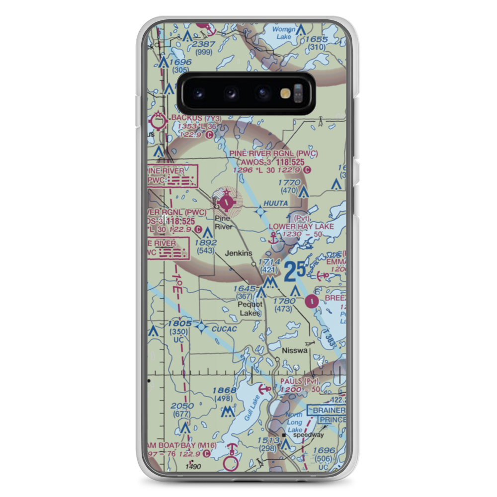 Ultraflyte, Inc Ultralightport (MY62) VFR Sectional Samsung Case Samsung Galaxy S10+ model shown