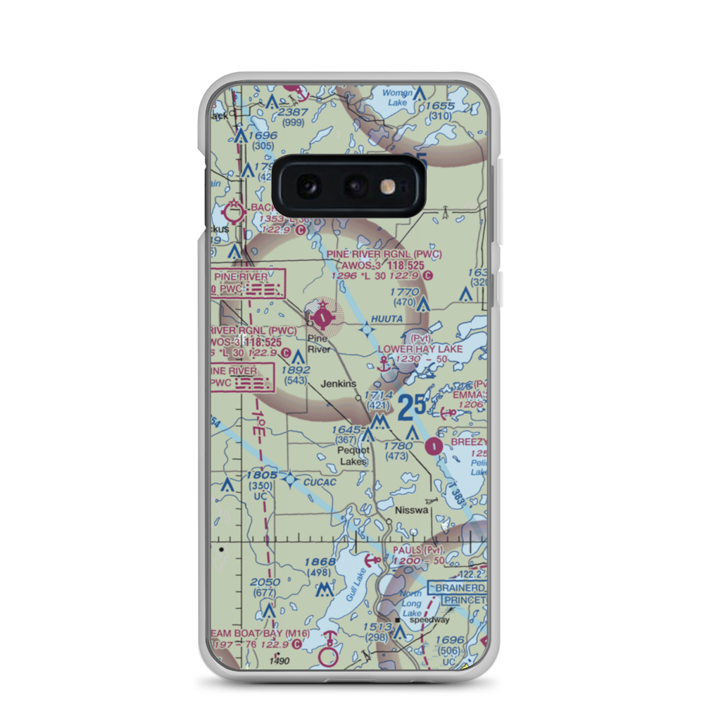 Ultraflyte, Inc Ultralightport (MY62) VFR Sectional Samsung Case Samsung Galaxy S10e model shown