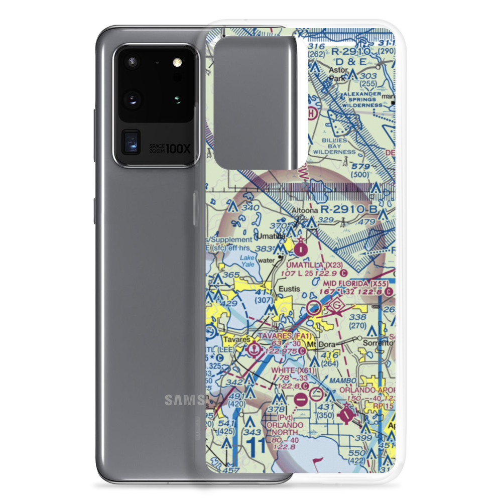 Umatilla Municipal Airport (X23) VFR Sectional Samsung Case Samsung Galaxy S20 Ultra model shown