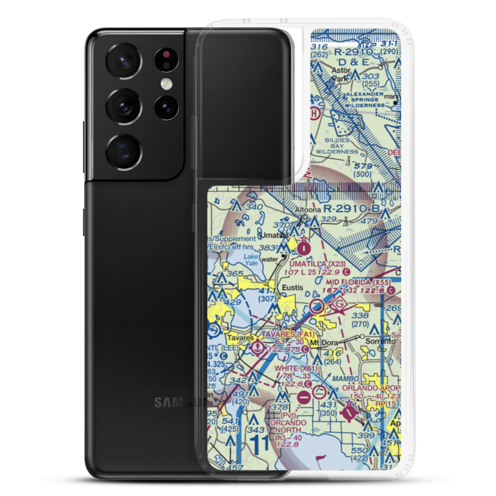 Umatilla Municipal Airport (X23) VFR Sectional Samsung Case Samsung Galaxy S21 Ultra model shown