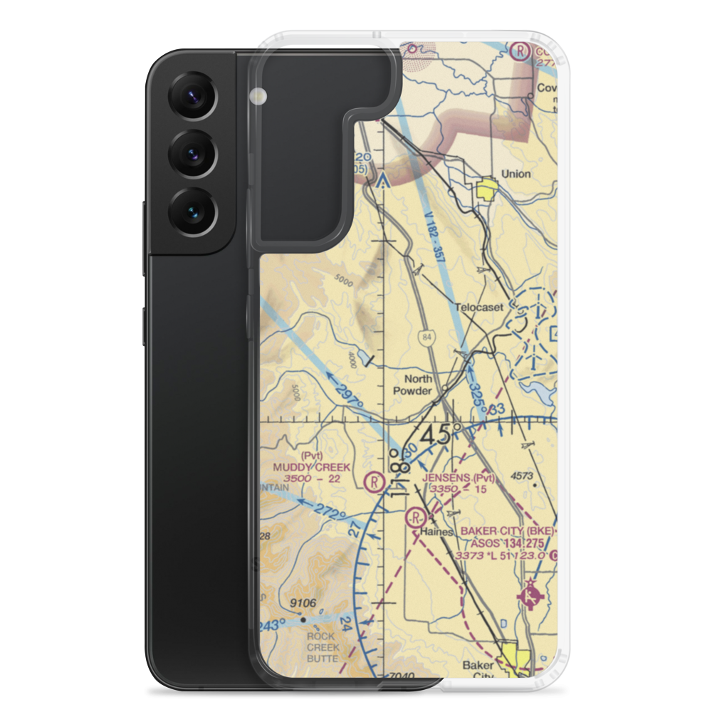 Umpleby Ranch Airport (OR16) VFR Sectional Samsung Case Samsung Galaxy S22 Plus model shown