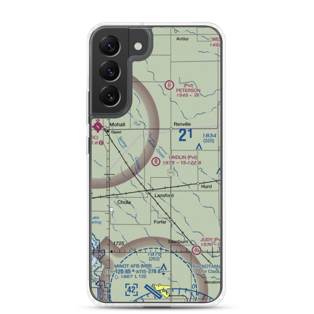 Undlin Airstrip (7NA2) VFR Sectional Samsung Case Samsung Galaxy S22 Plus model shown