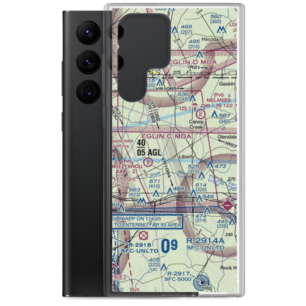 Unicorn Place Airport (69FD) VFR Sectional Samsung Case Samsung Galaxy S22 Ultra model shown